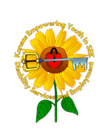 KEYS logo. Text in logo reads: Kansas Empowering Youth in SEK Disability Services and Employment. Image of sunflower and key.